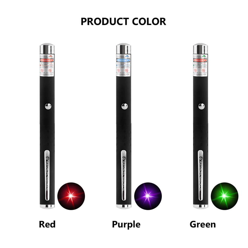 Trio Set 900Mile Laser Pens Green Blue Red Light Visible Beam Lazers