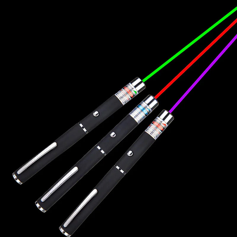 Trio Set 900Mile Laser Pens Green Blue Red Light Visible Beam Lazers