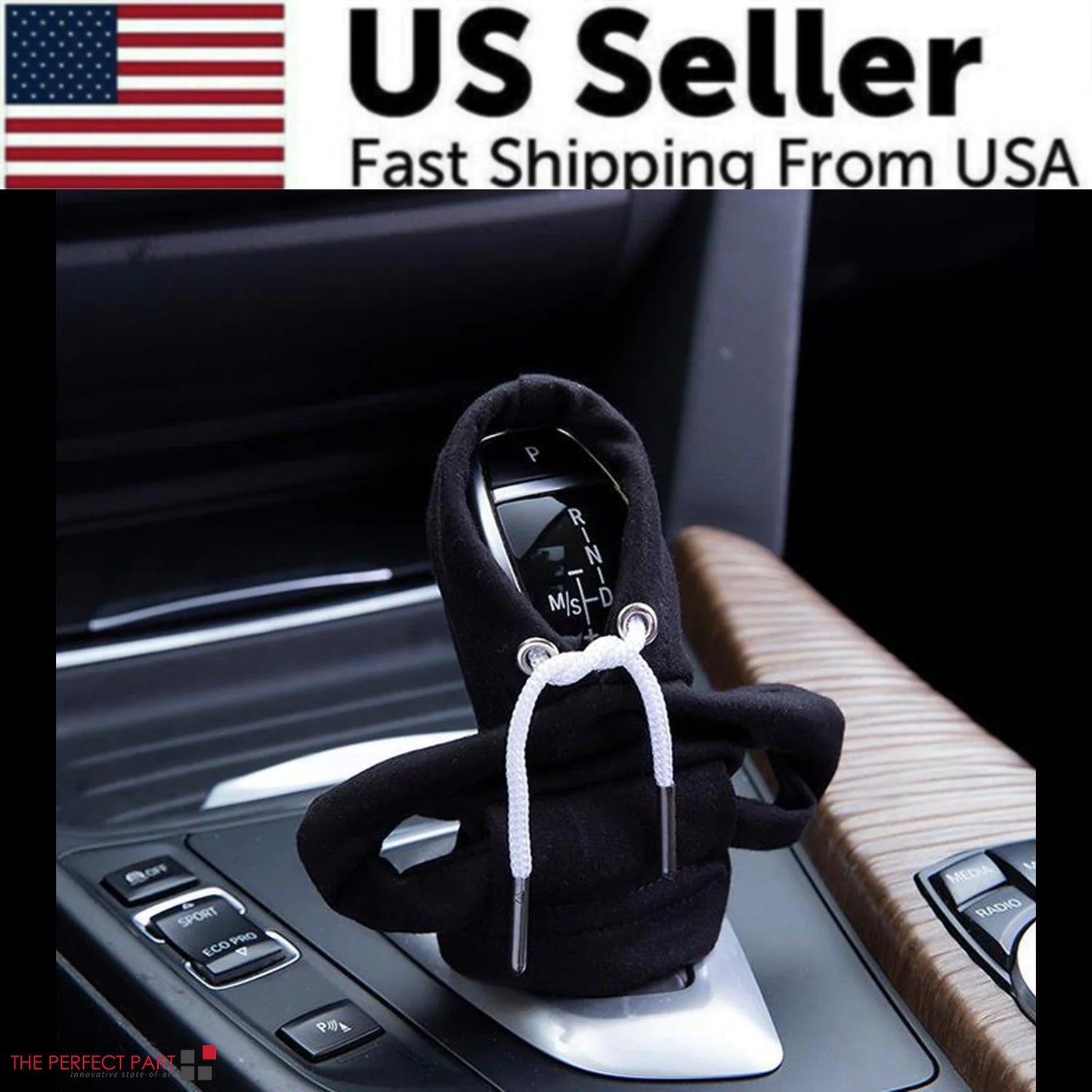 Car Gear Shift Cover Tiny Hoodie Gear Shift Cover for Paddle Shifter