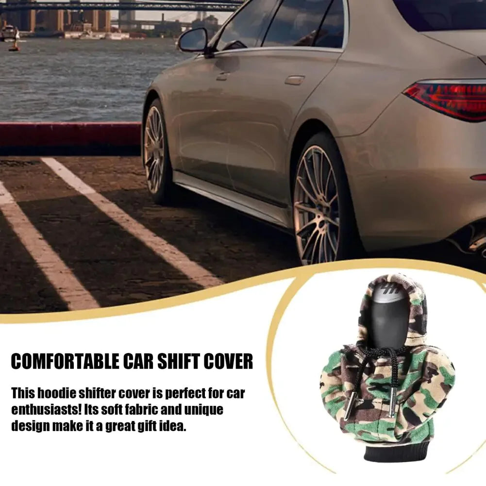 Car Gear Shift Cover Tiny Hoodie Gear Shift Cover for Paddle Shifter