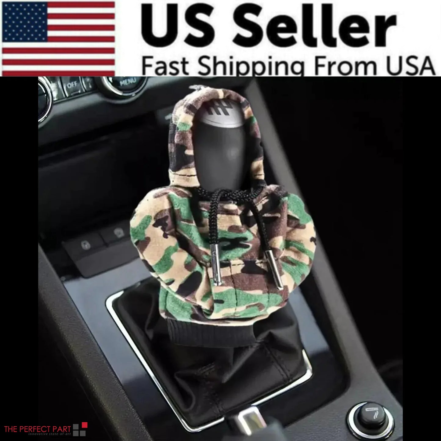 Car Gear Shift Cover Tiny Hoodie Gear Shift Cover for Paddle Shifter